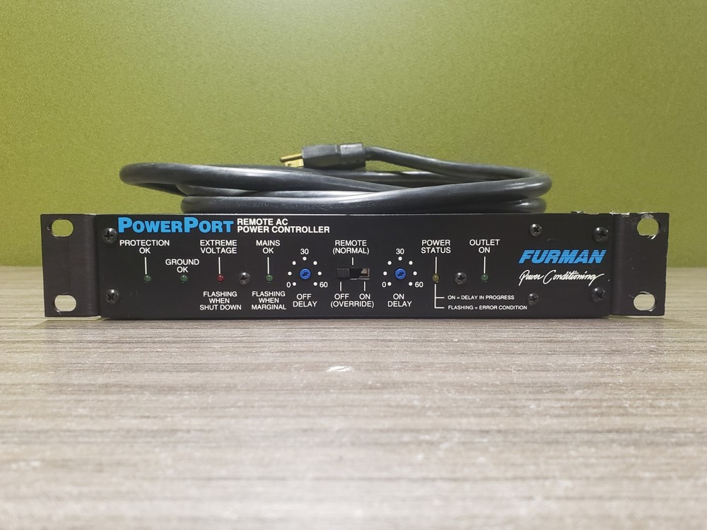 Furman Power Port Rackmount Remote AC Power Controller 20A Sequencer