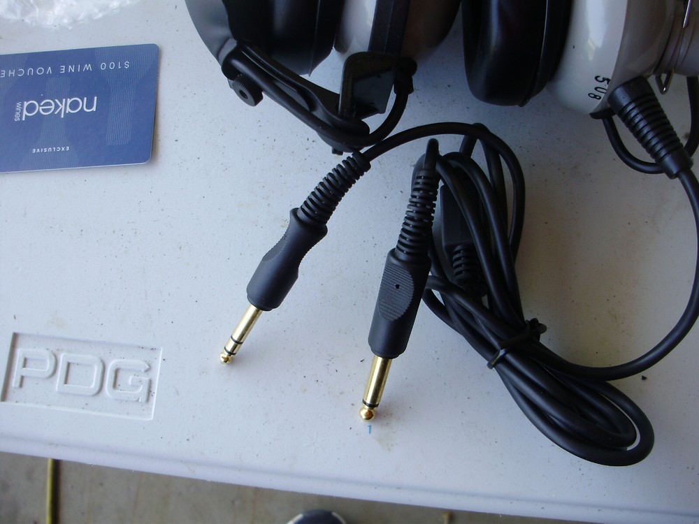 Concept Industries Model C-45 SoftComm Headset Dual Plug *NEW*