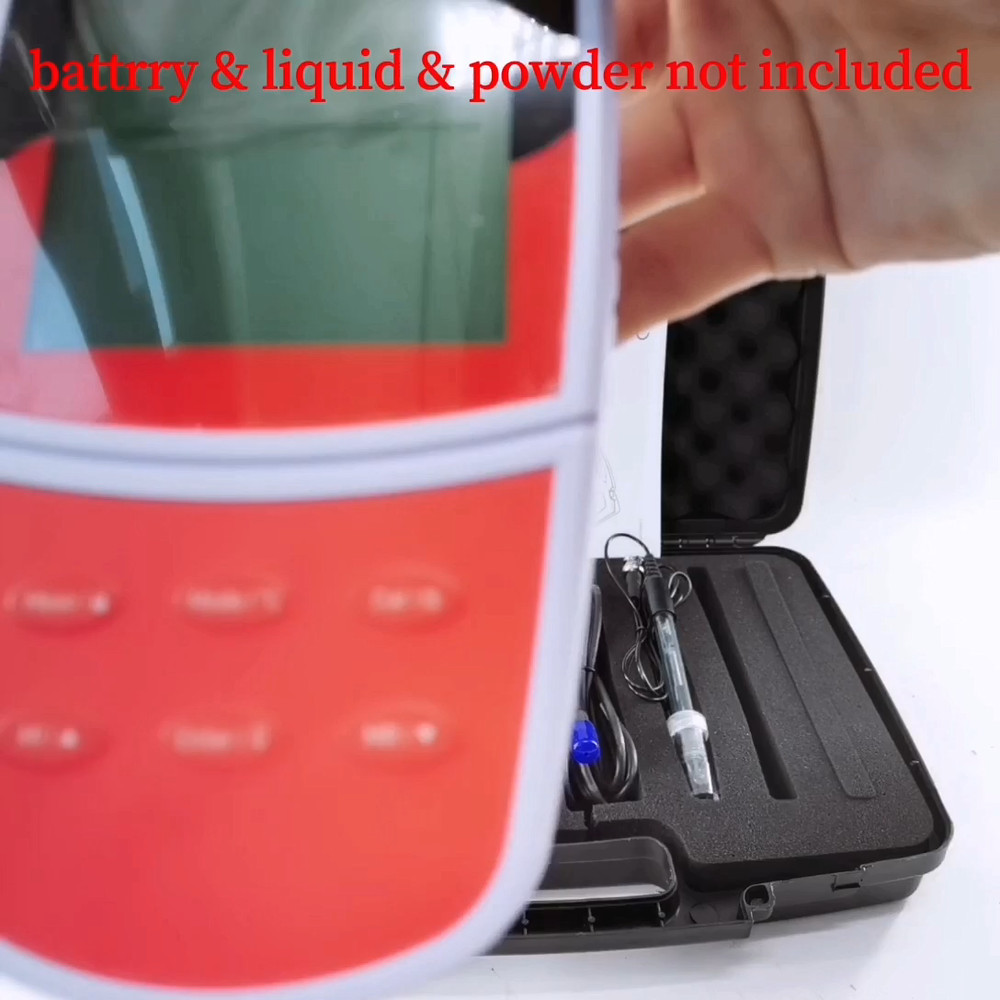 Water Quality Analyzer Portable Dissolved Oxygen Meter pH mV Temp Tester