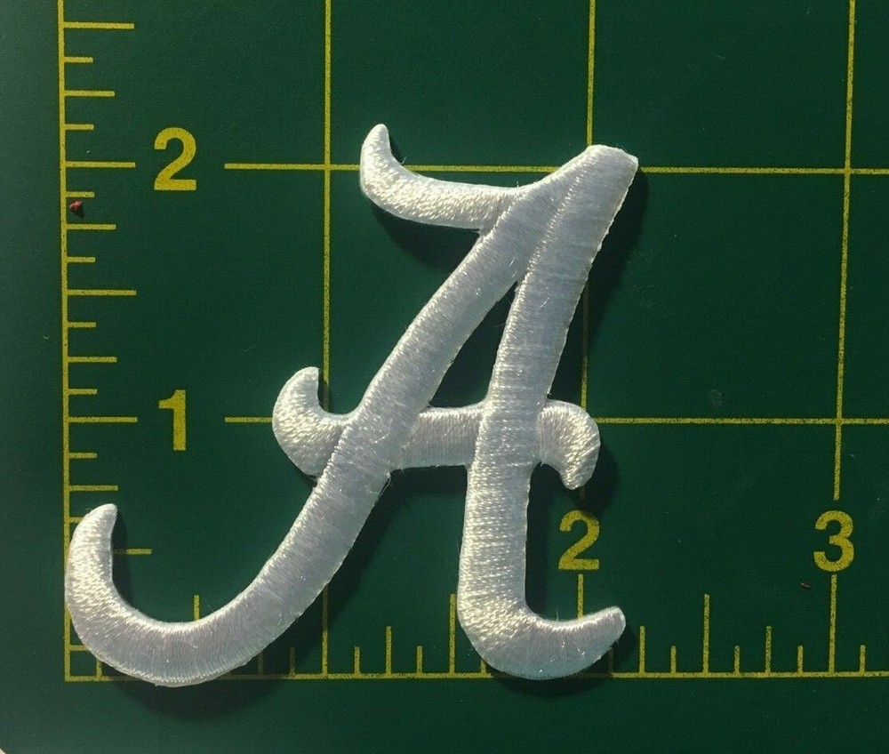 alabama patch crimson tide A patch Alabama A iron on 2.25" tall Alabama patch
