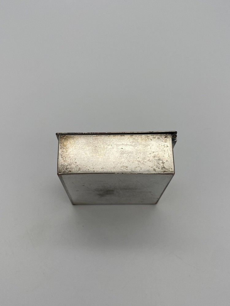 Vintage Cigarette Box Or Trinket Box Crescent Silverware MFG CO. INC.