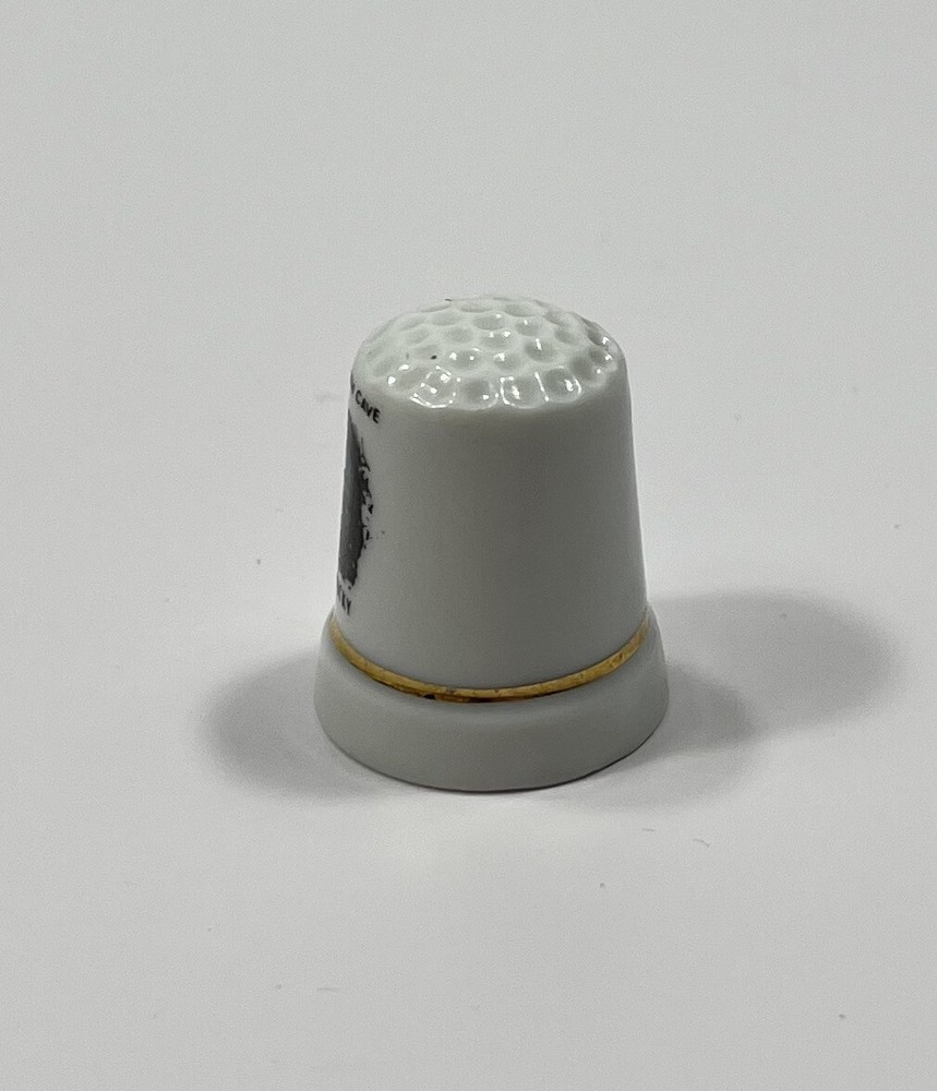 Mammoth Cave Porcelain Thimble Kentucky