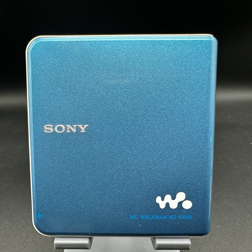Sony MZ-E630 Portable Minidisc Player Tested Working Blue