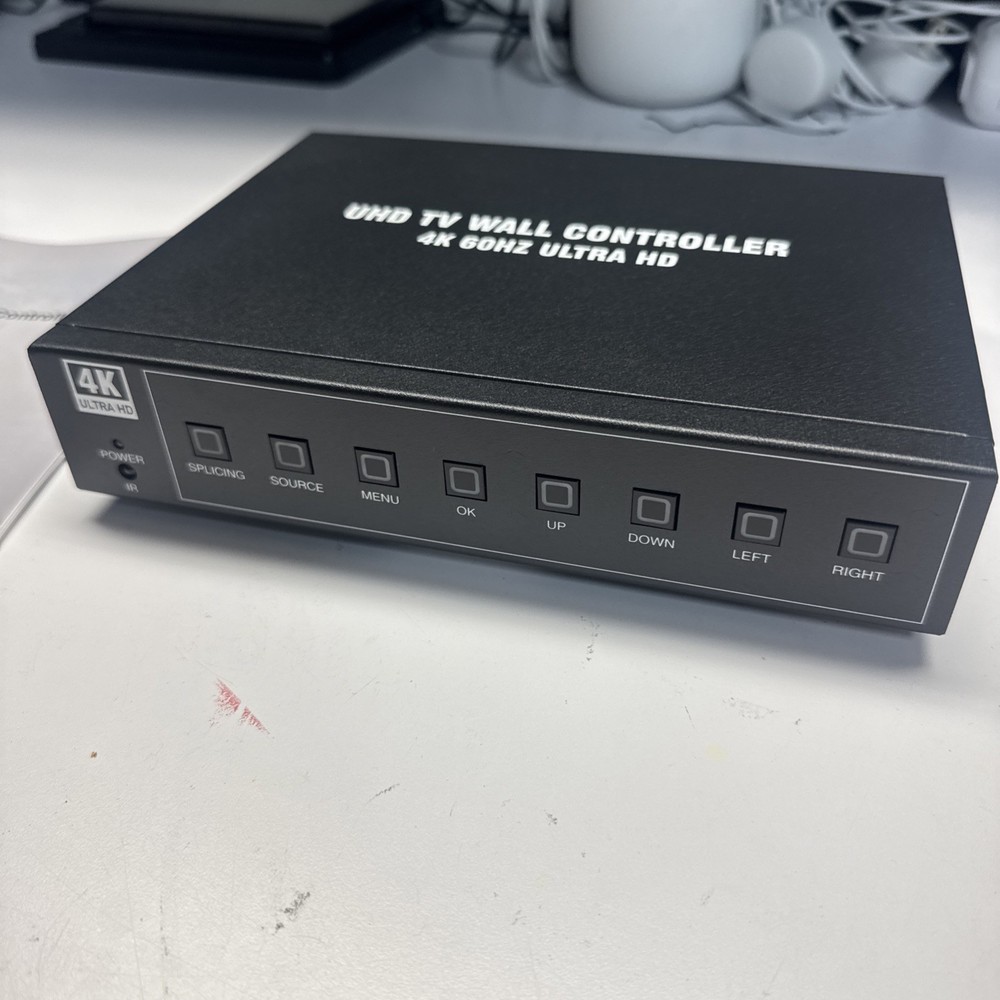 4K Video Wall Controller 2x2 1x4 1x3 max 4K60 HDMI DP Inputs for 4 Inputs.