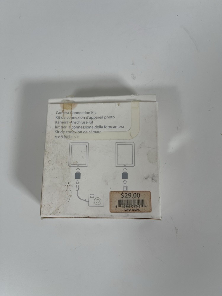 iPad camera connect mc531zm/A