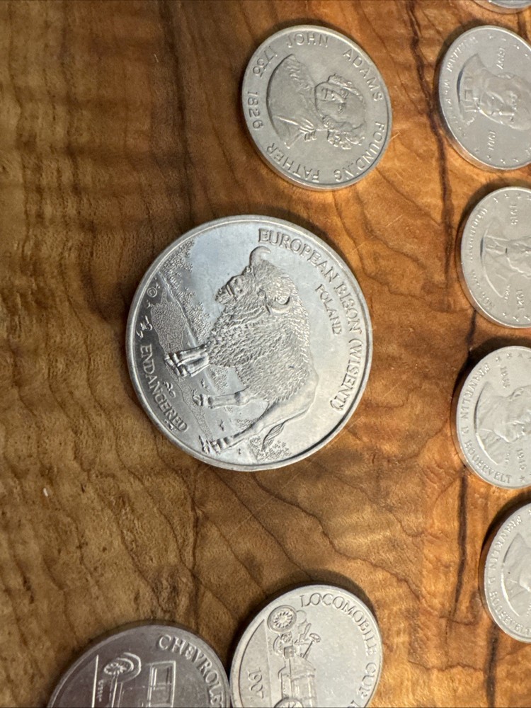 Vintage Assorted Gas Station Coins