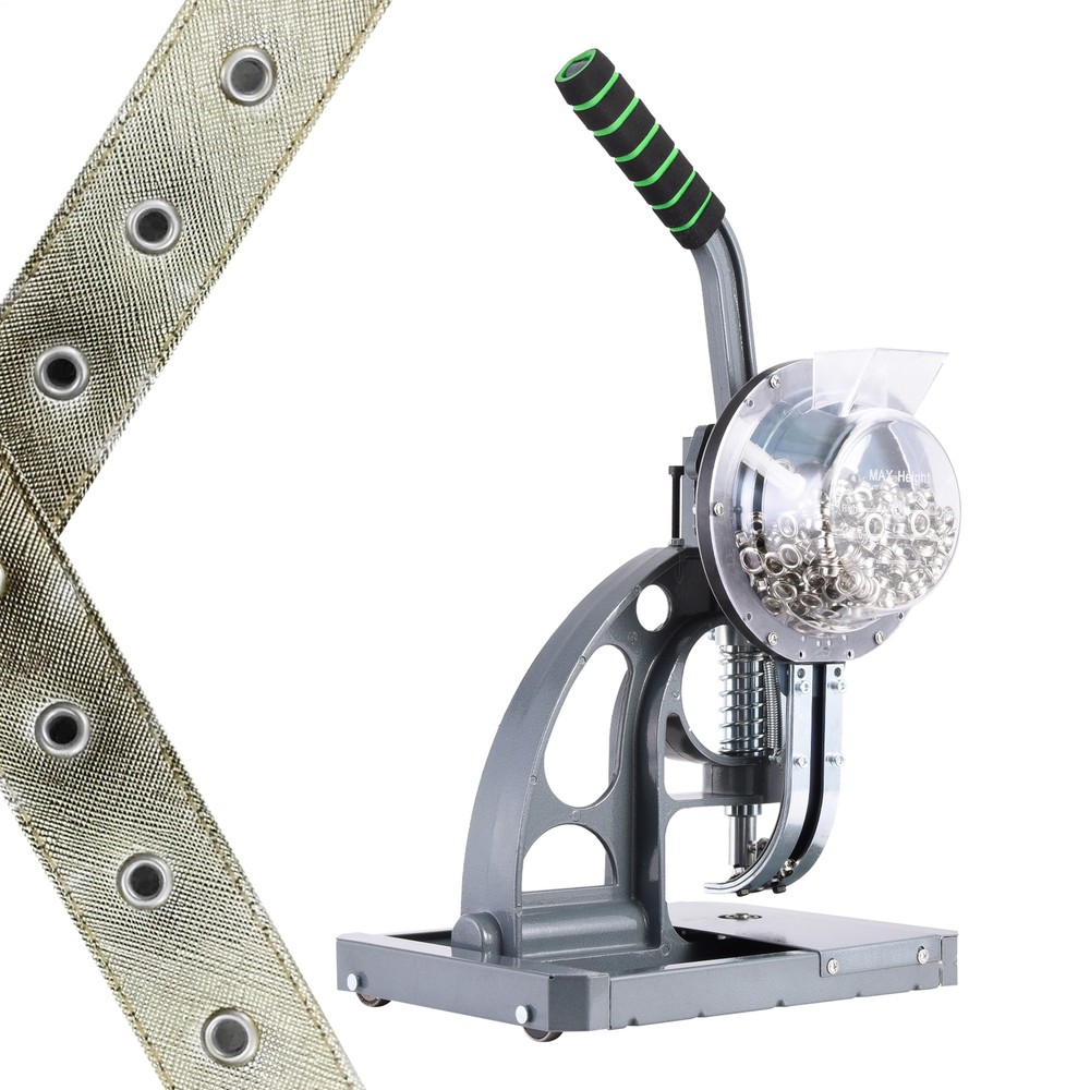 Semi-Automatic Grommet Hand Press Machine Tool Commercial W/2000 Eyelet