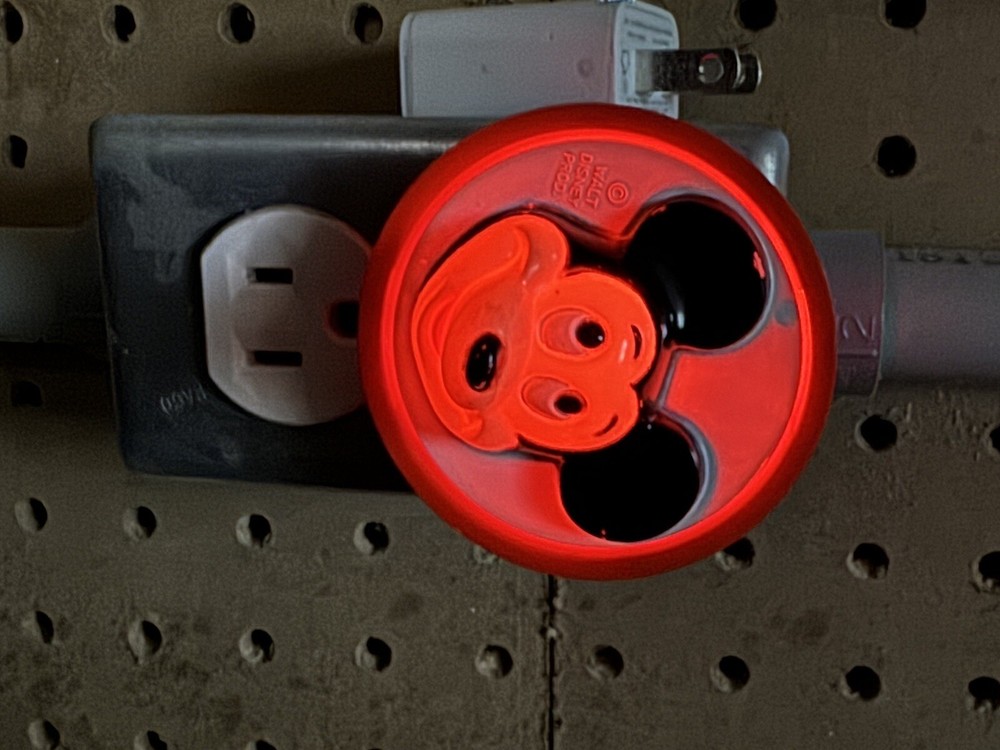 WALL NIGHT LIGHT Mickey Mouse Vintage General Electric Disney