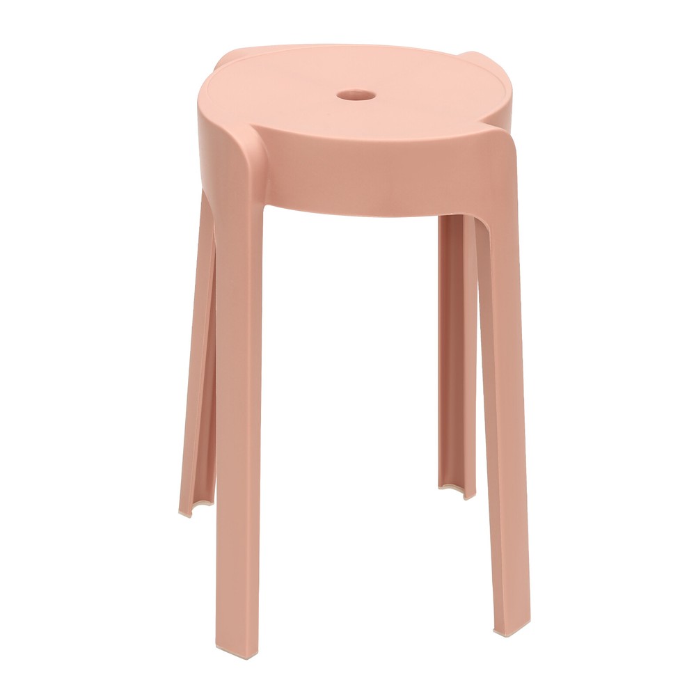 10PCS 18" Colorful Plastic Stackable Stools Modern Round Stools Stackable Stools