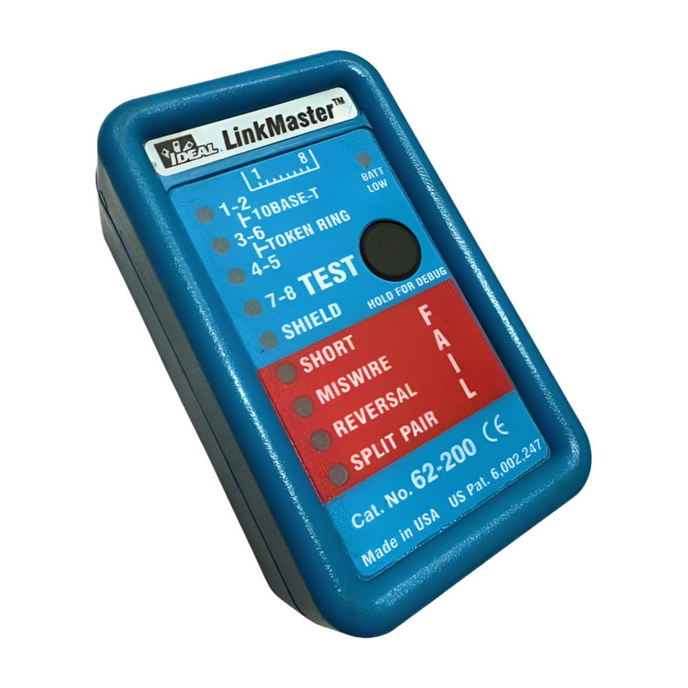 Ideal 62-200 Link Master Data Communication Cable Tester **Please Read**