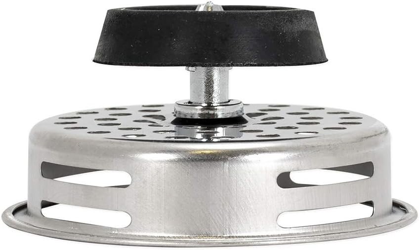 Rubber Flat Bottom Replacement Basket, 3-1/2 Inch Diameter, Stainless Steel, ...