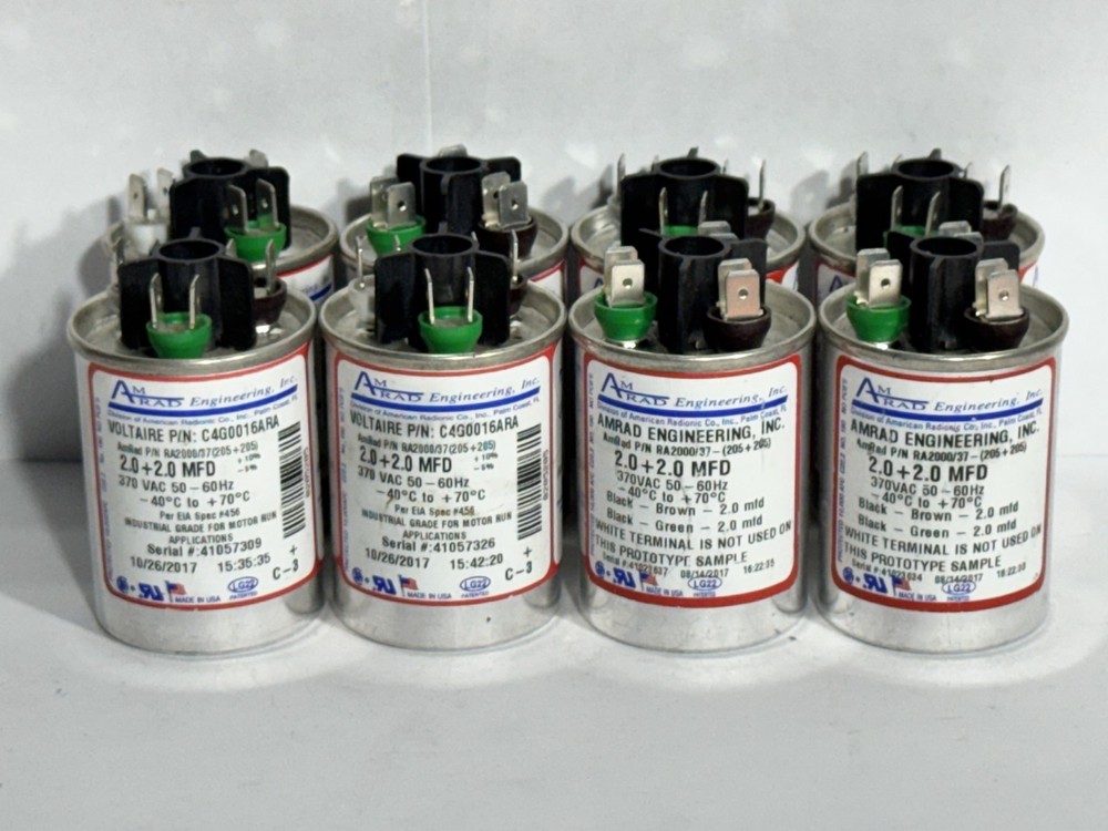 AmRad (American Radionic) dual motor run capacitor