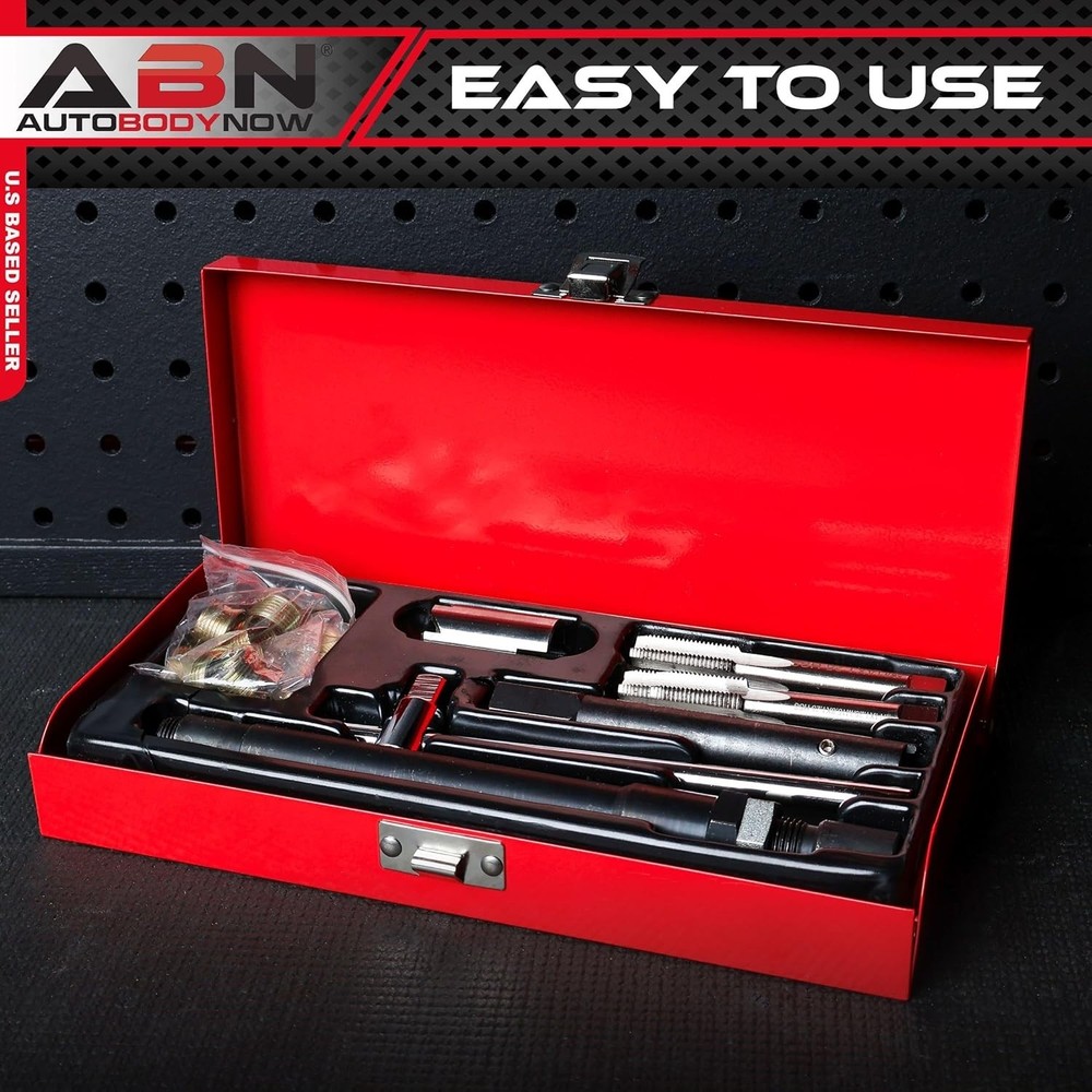 Spark Plug Thread Repair Rethreading Set, 14mm Metric – Rethreading Tool Kit ...