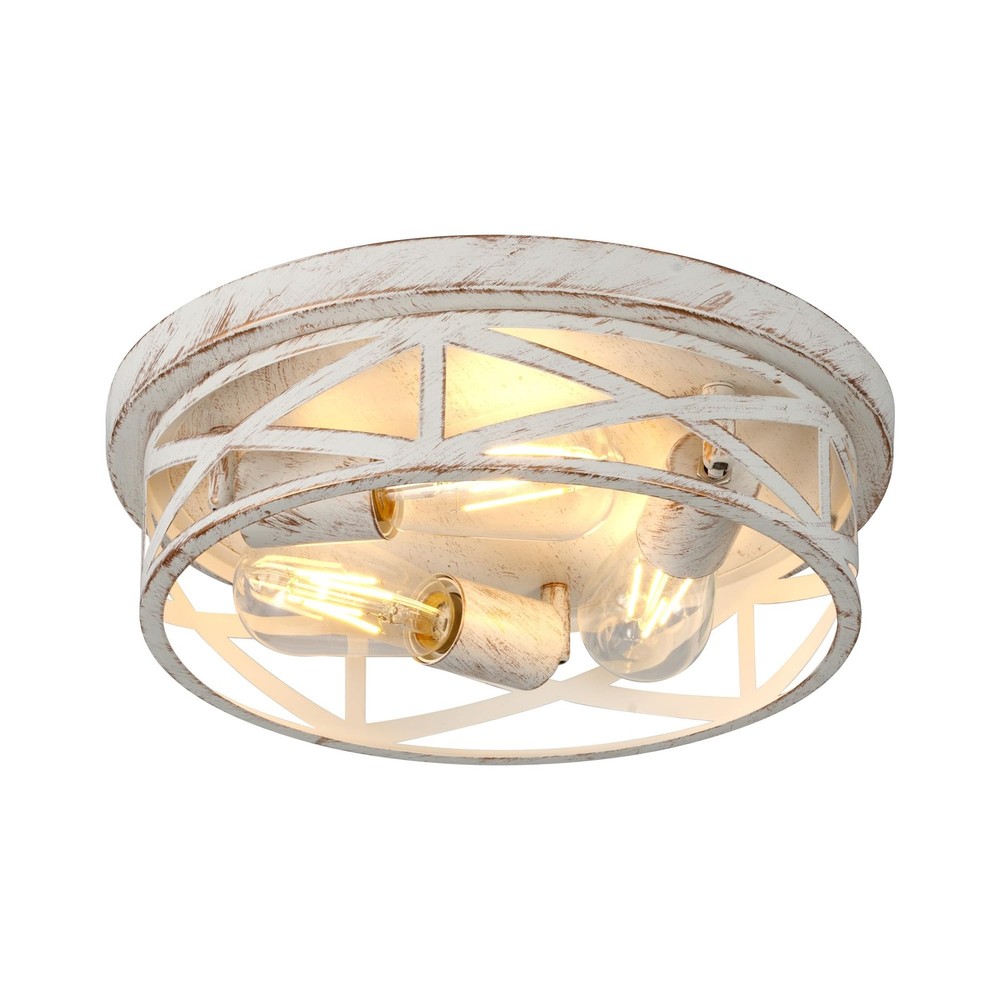 1 Pack Flush Mount Ceiling Light, 3-Light Close to Ceiling Light Fixtures, 13...