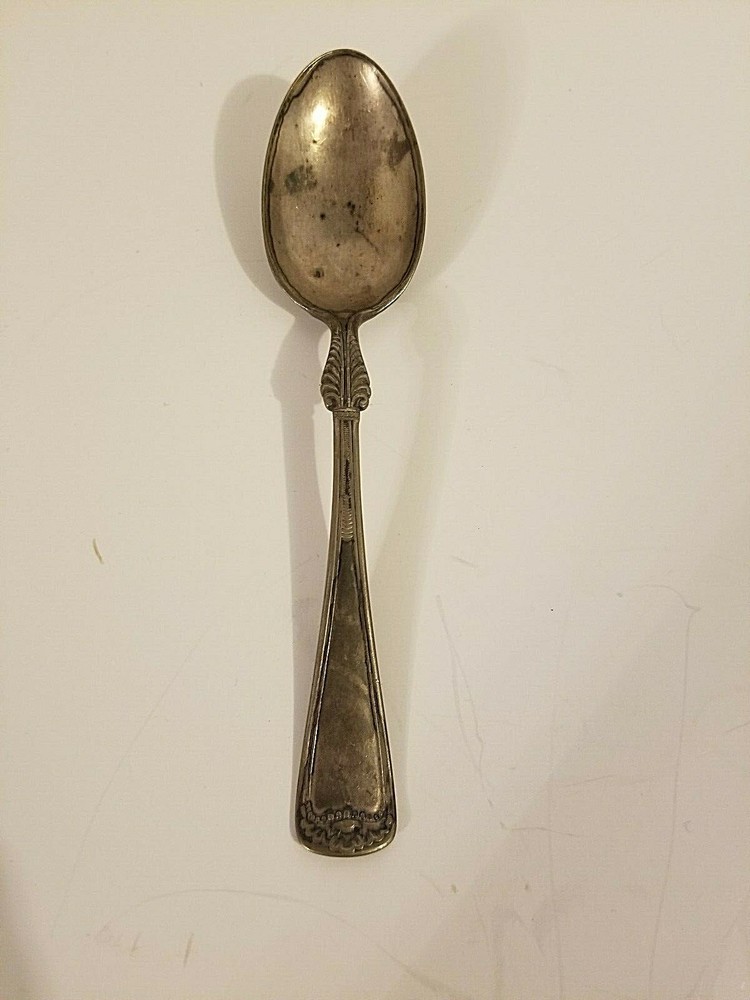 1880 Gorham Princess Louise Silverplate Mono Table Spoon
