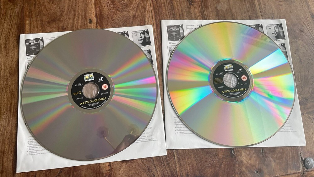 A FEW GOOD MEN - JACK NICHOLSON MINT LASERDISC (TWO DISCS)