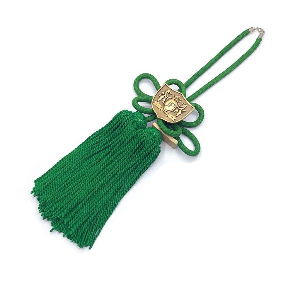 1Set JP Badge Junction Produce JDM Fusa Kiku Knot Luxury VIP Car Rearview Charms