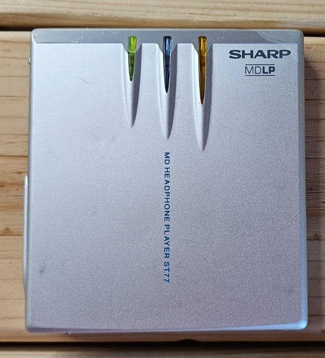 Sharp MD-ST77 Minidisc MDLP Player - Tested and Fully Working - Player Only