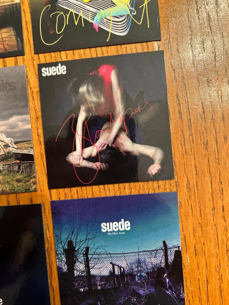 Suede fridge magnets