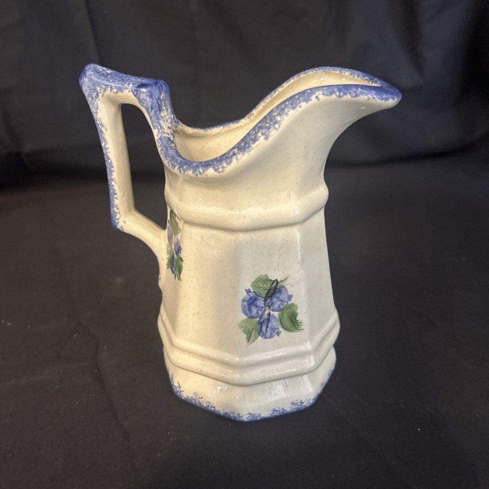 Antique Ironstone Spongeware