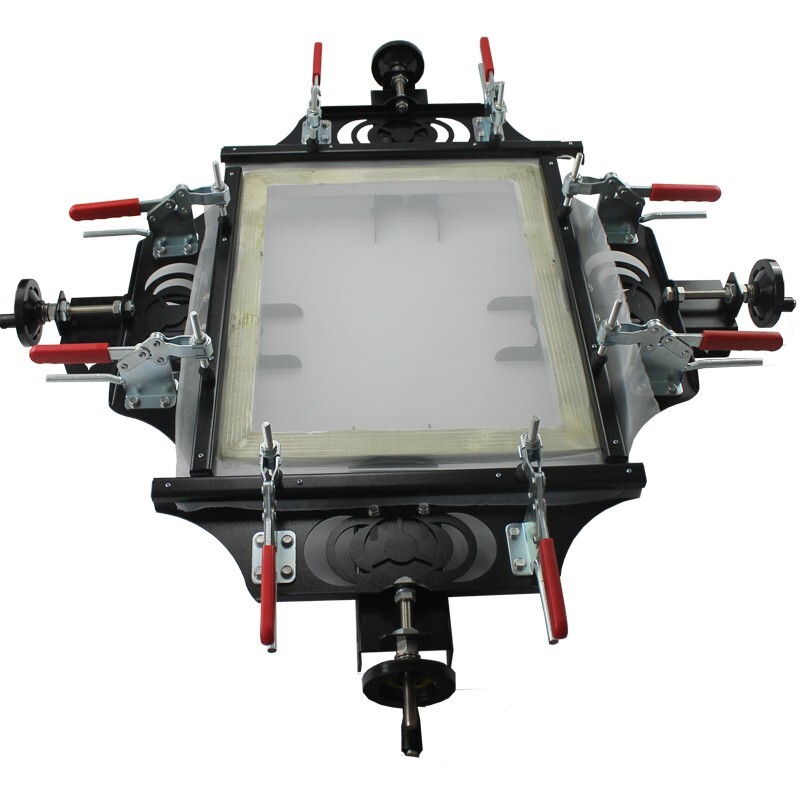 4 Color Screen Printing Kit Adjustable Printer Exposure Flash Dryer Stretcher