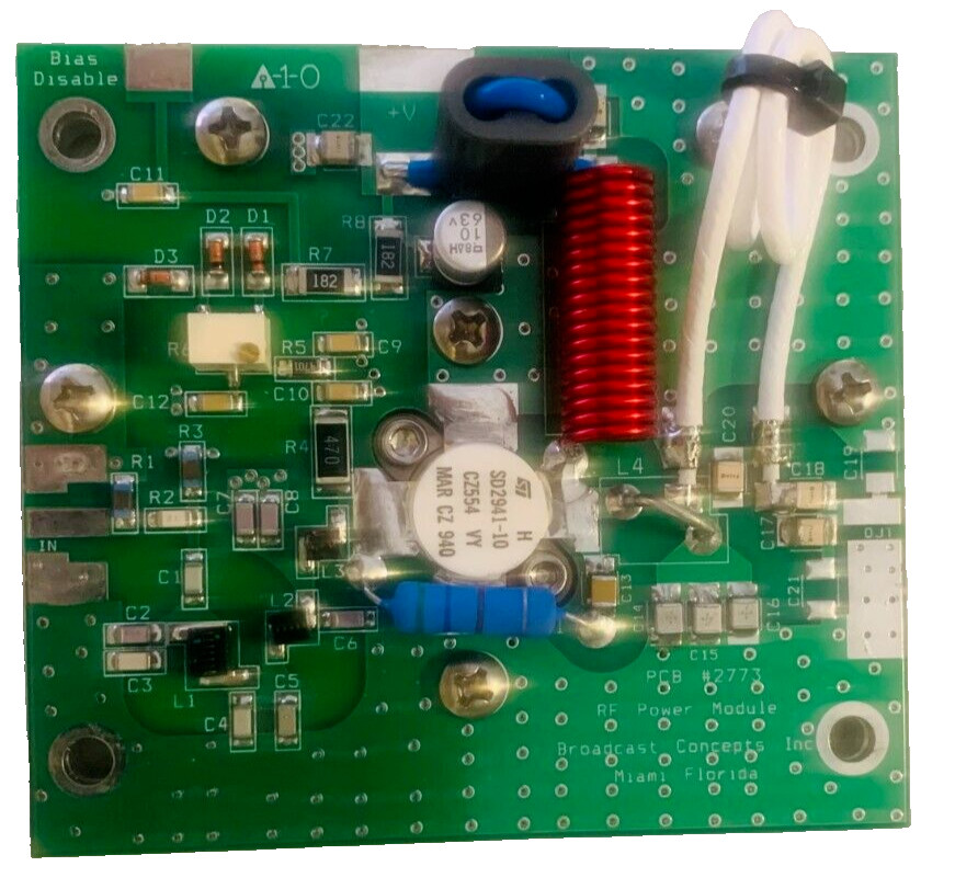 STUDEM FM BROADCAST AMPLIFIER 86 – 110MHz Pout: 170W