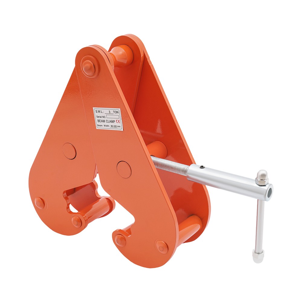 3T Adjustable Lifting Clamp for I-Beams - Durable and User-Friendly