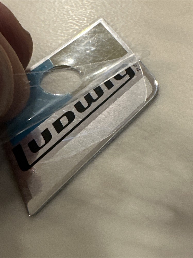 Ludwig 70’s Blue & Olive Drum Badge -see Description!