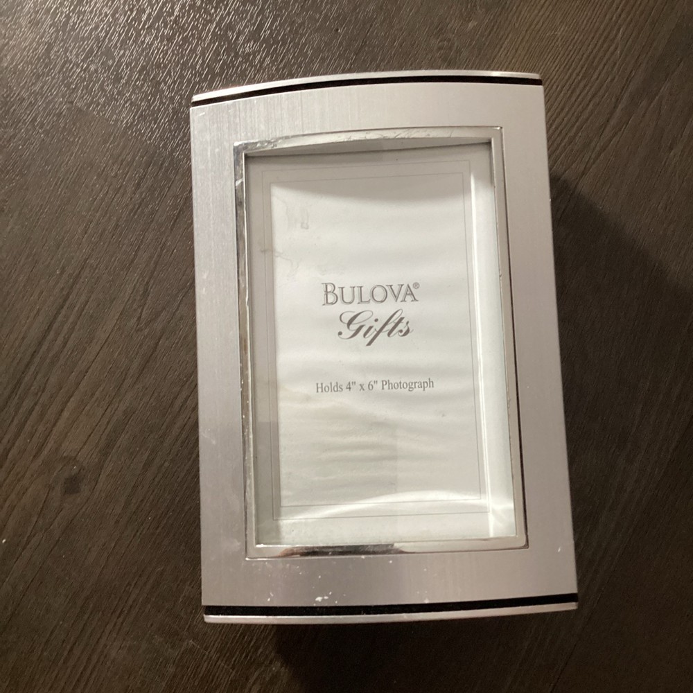 Genesis Picture Frame Collection Clock by Bulova