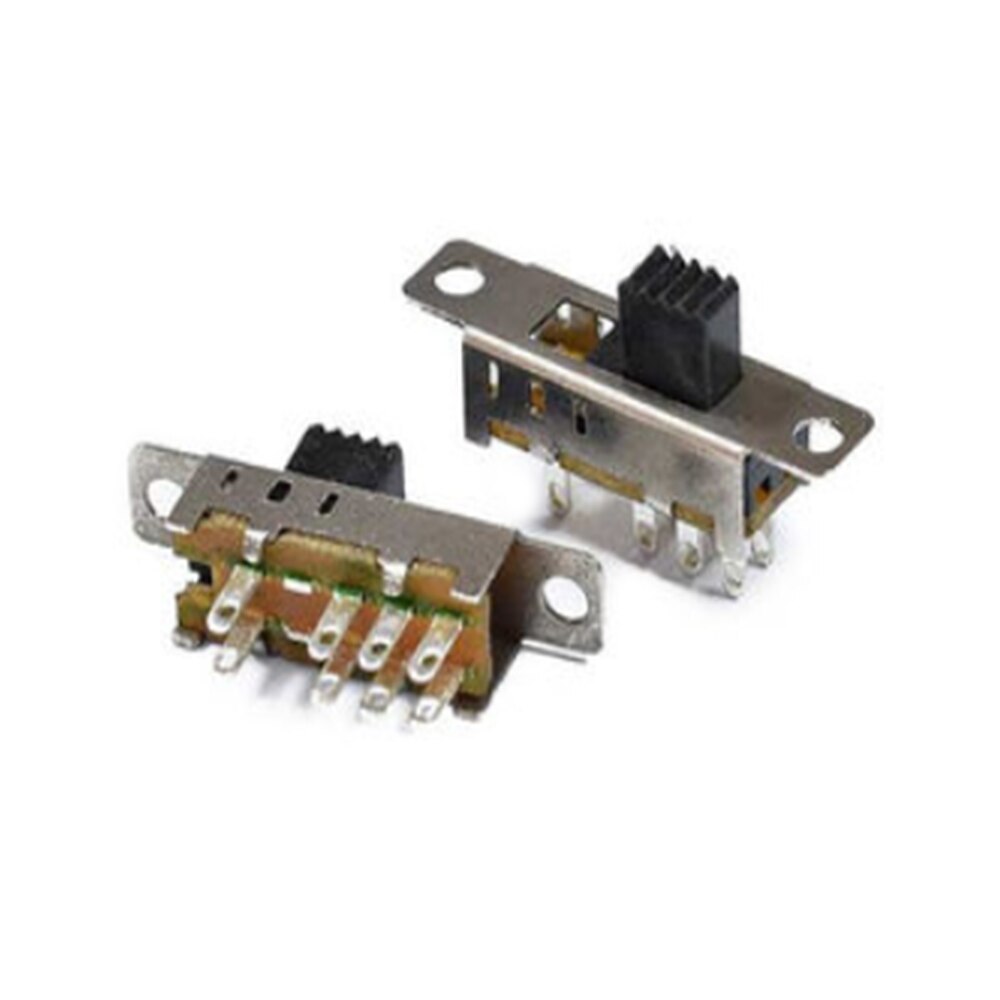 10PCS SS23E04 Double Toggle Switch 2P3T DP3T Handle 5mm small slide switch