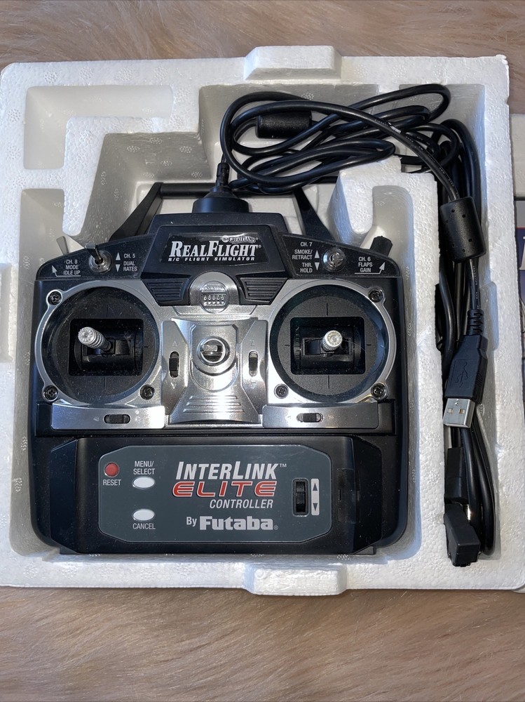 Real Flight Remote Control R/C Simulator G5.5 InterLink Elite Controller & RF7