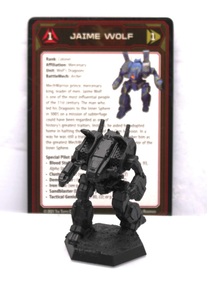 Battletech Catalyst Game Labs Archer ARC-2W Mech - Primed