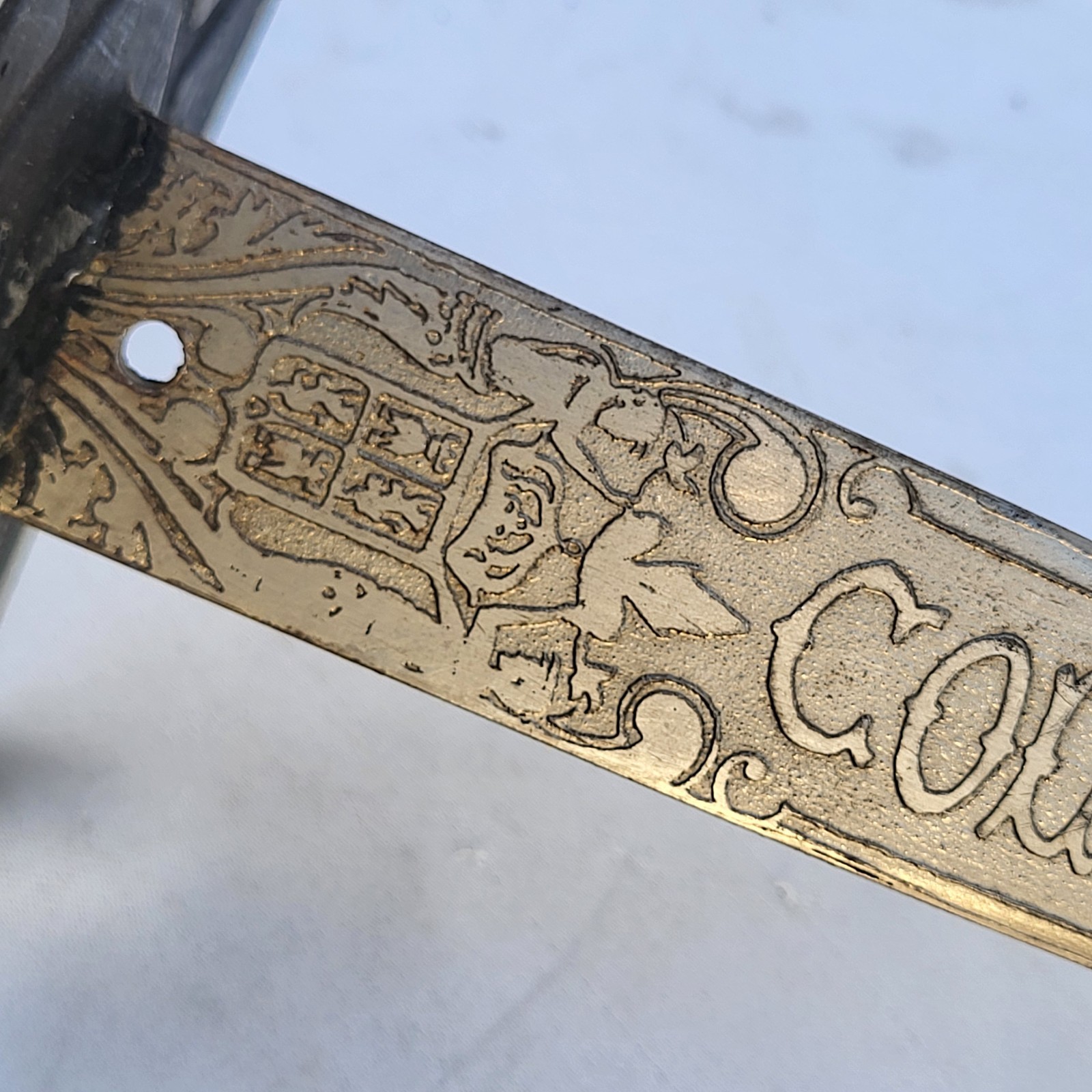 Very Unique Antique Toledo Spain Steel Sharp Sword