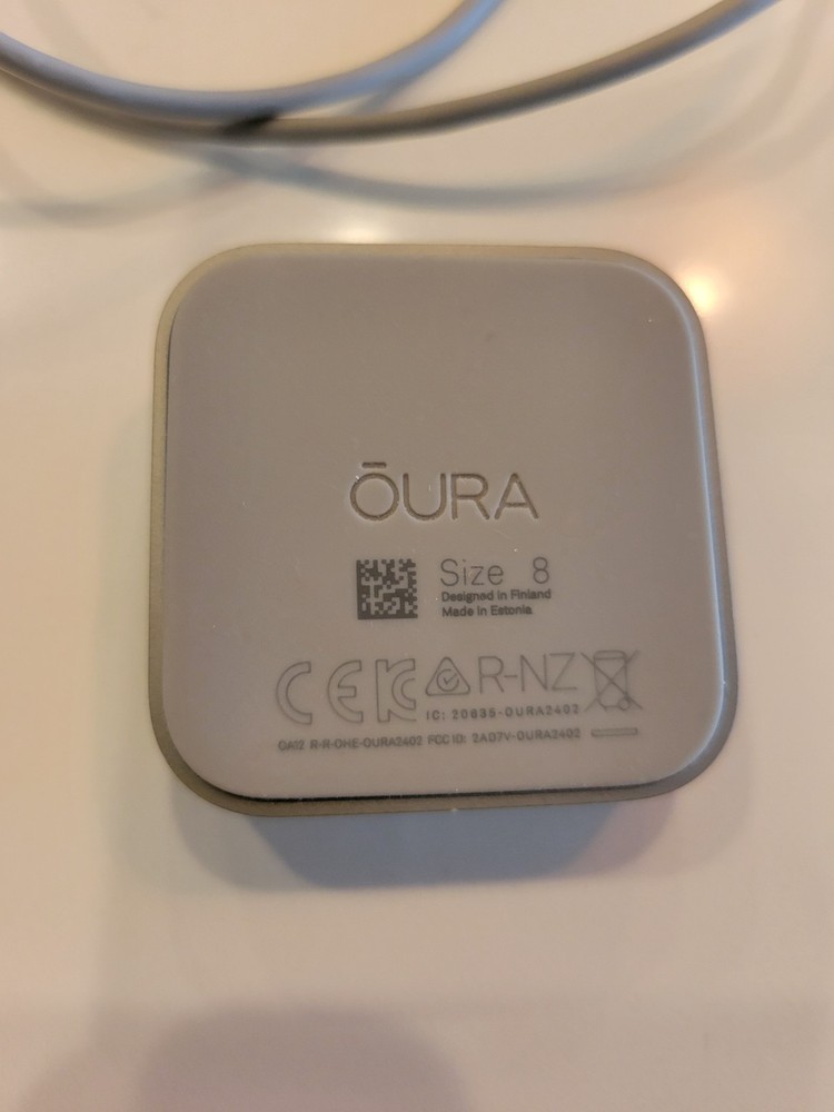 Original Oura Ring 4th Gen Charger for size 8