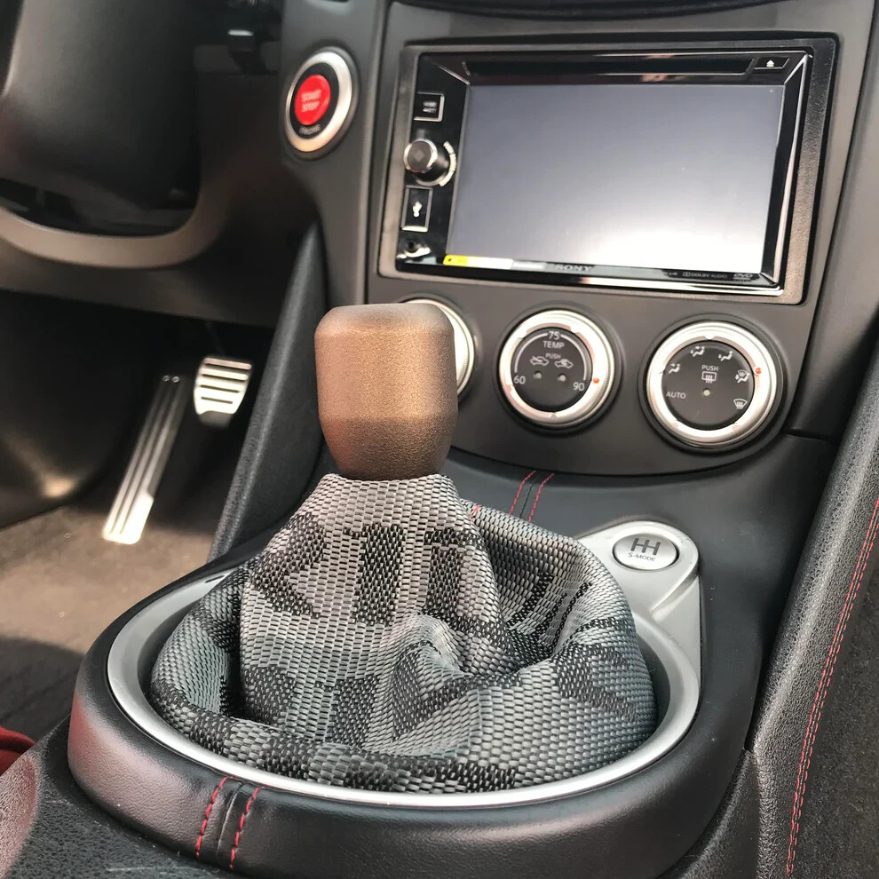 Bride Racing Shifter Boot Hyper Fabric Boot Cover JDM Universal (Sharp Gray)