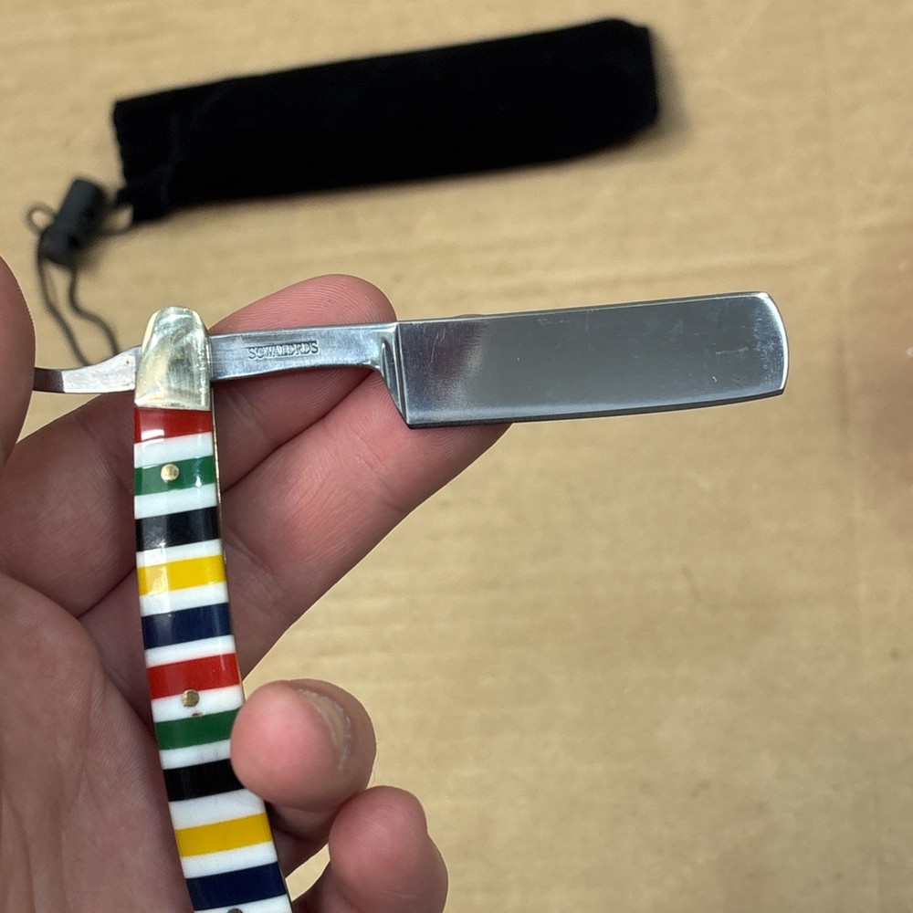 Schrade Walden 65th 2011 Razor Blade Candy Stripe