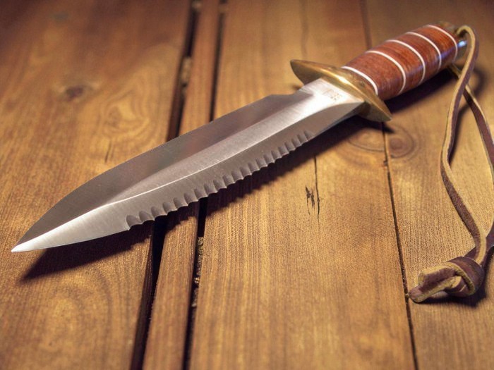 HAND CRAFTED SURVIVAL, COLLECTIBLES S.O.G SCUBA DEMO REPLICA KNIFE W/ SHEATH