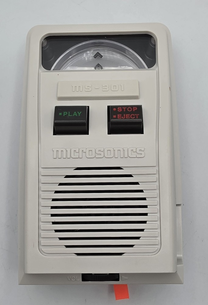 Microsonics MS-301 Mini Player Vintage Microphonograph NOS