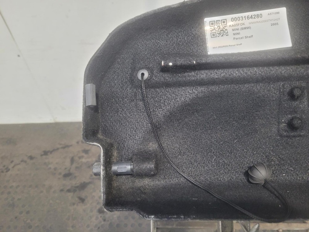 MINI HATCH PARCEL SHELF 2005 3 DOOR HATCH