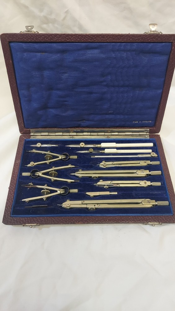 Vintage Draughtsmans / Engineers Drawing Set.