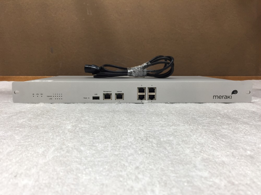 Cisco Meraki MX80 Cloud Managed Security Appliance w/ PWR Cable *UNCLAIMED*