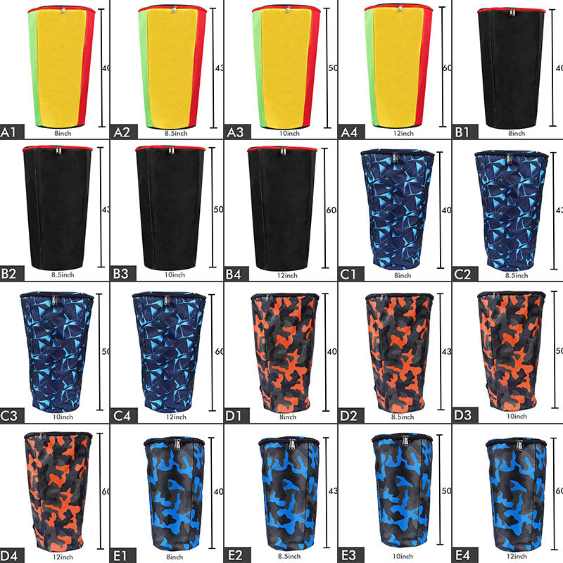 Djembe Bag Case Thick Shockproof Waterproof African Drum Shoulders Back Package