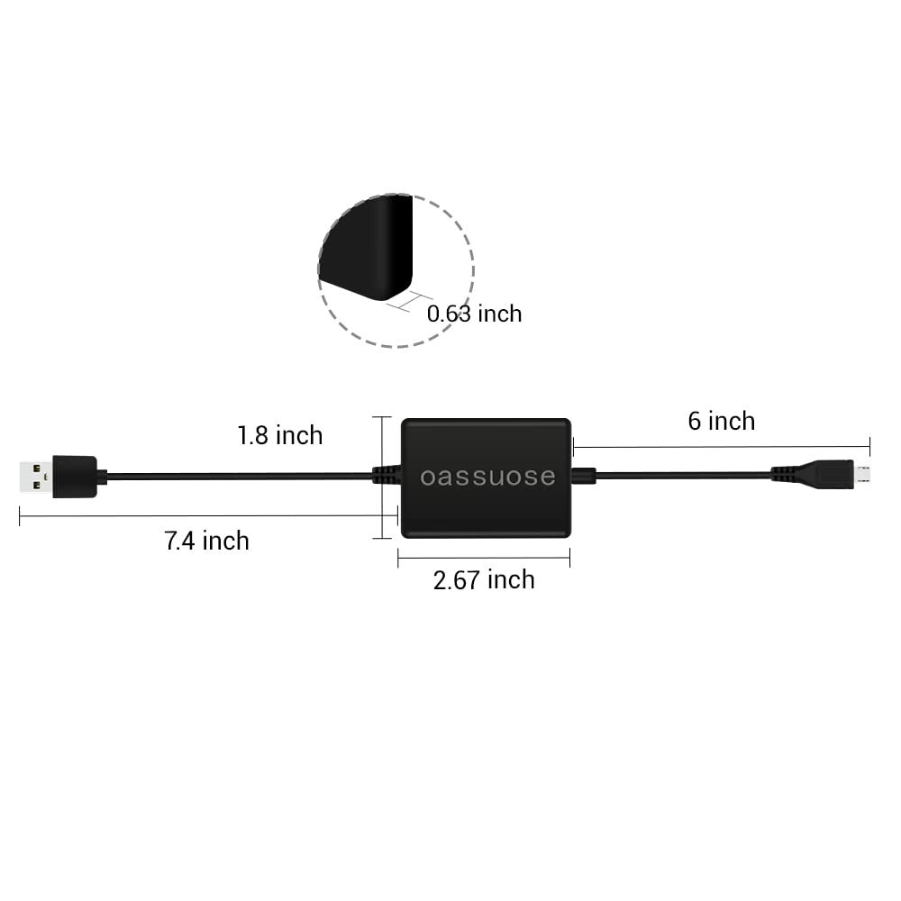 USB Power Cable Adapter for Fire TV Stick,Powers Streaming TV Sticks Directly