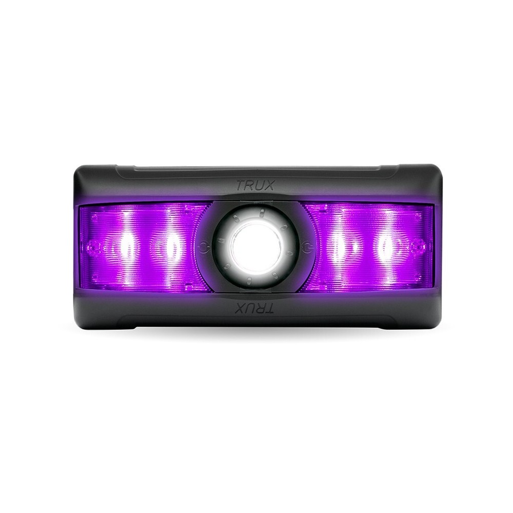 9 LED Interior Rectangular Light W/ Matte Black Housing & 6 Color Option