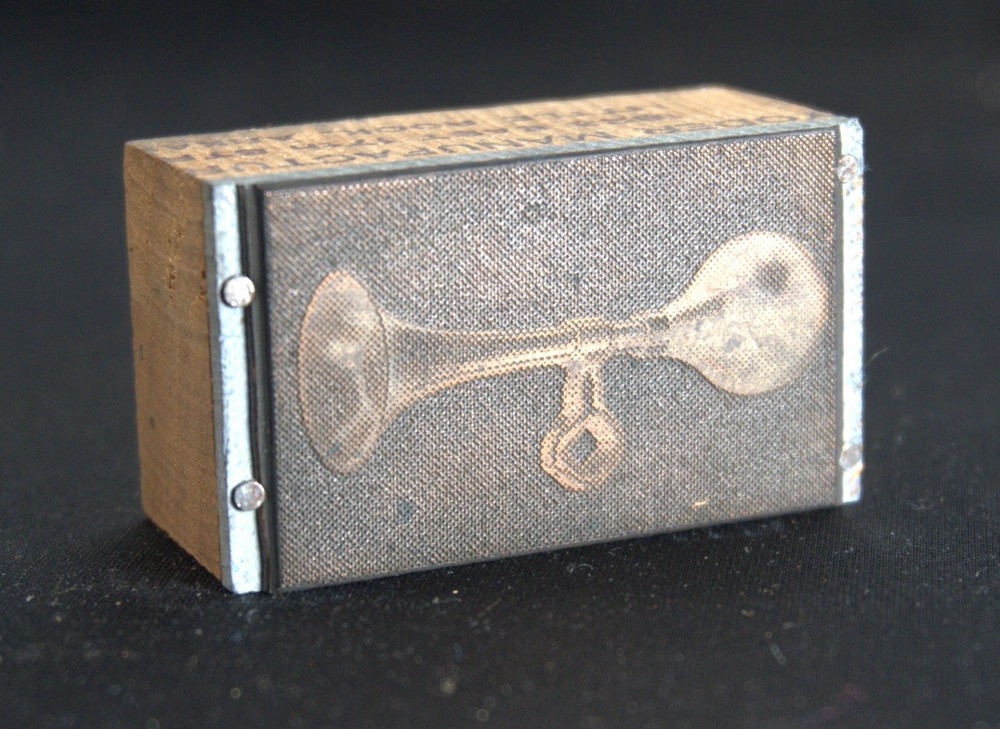 Antique Copper Print Block Yoder Manufacturing Letterpress Plate (PB60)