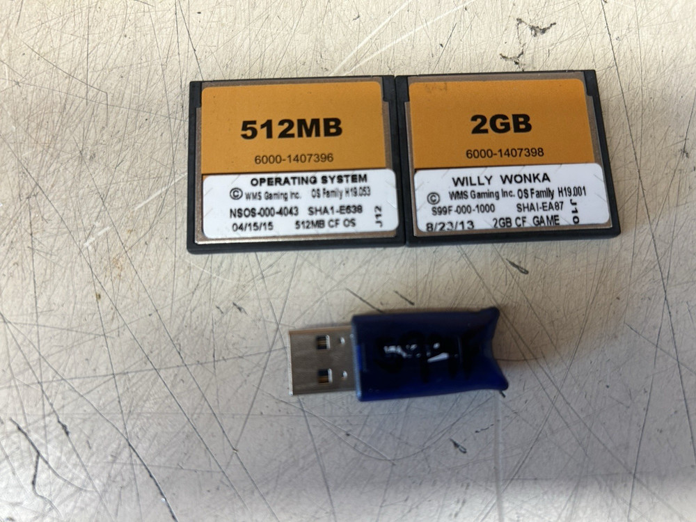 WILLY WONKA SOFTWARE AND REEL STRIPS WMS BB3 S99F STAND ALONE