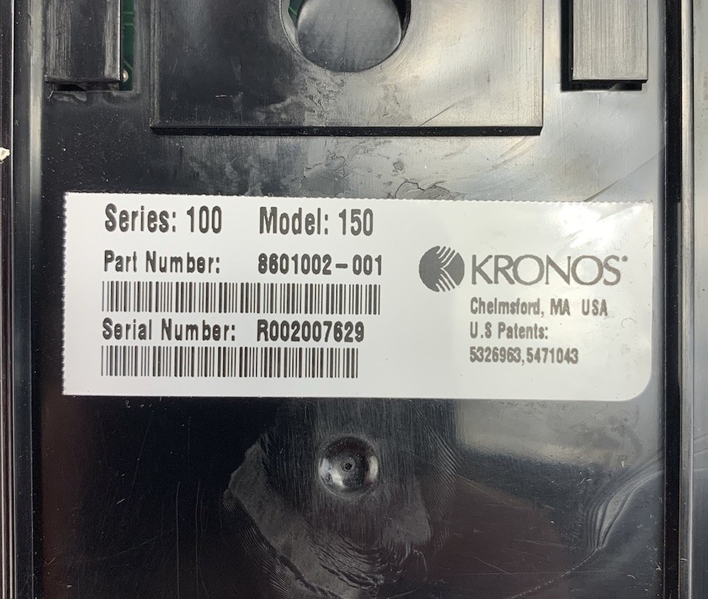 Kronos GateKeeper 150 Time Clock