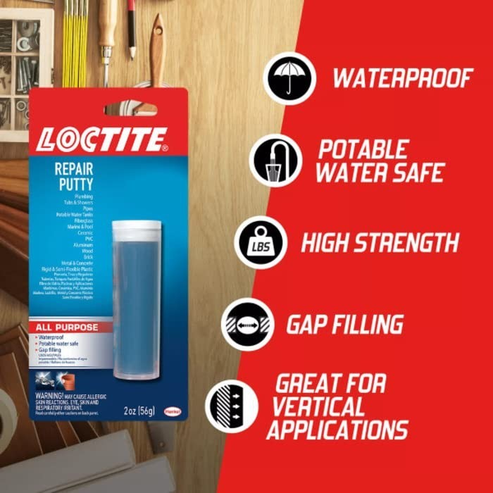 Epoxy Repair Putty 6-Pack - Waterproof Bond
