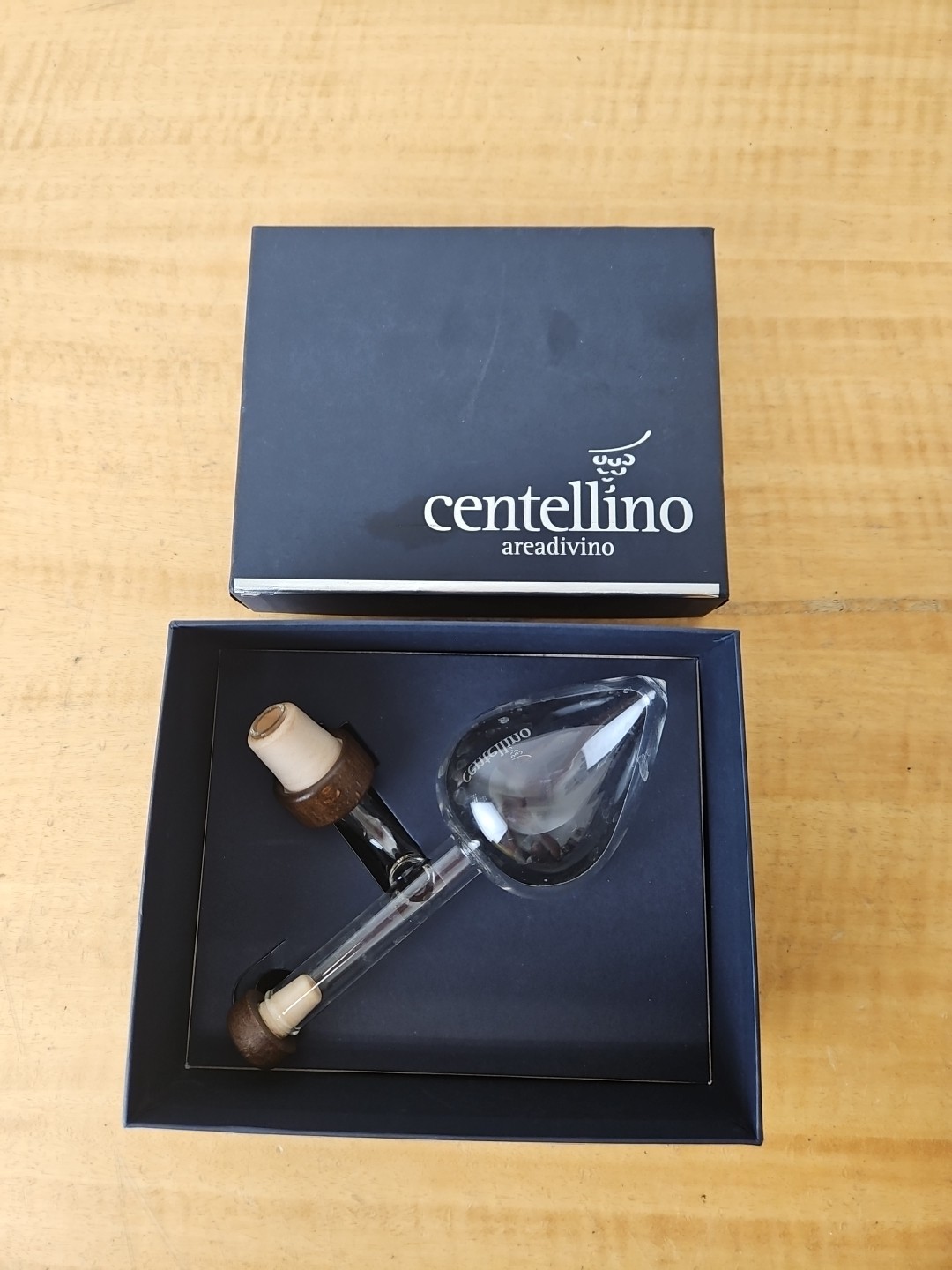Centellino Areadivino Wine Aerator and Decanter 125 ML - 4.2 oz  Italy, in box