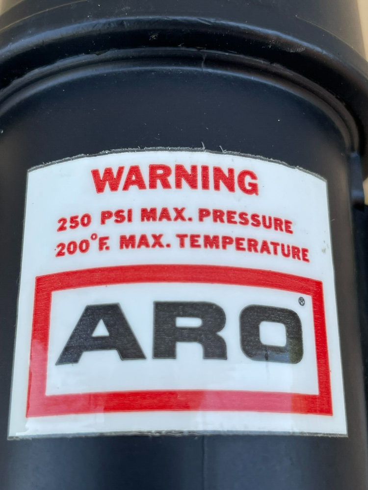 ARO 129221 Filter Regulator 1/4", 3/8", & 1/2" Pipe Sizes